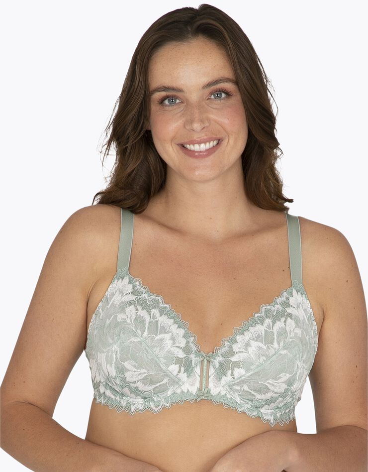 Soutien-gorge à armatures Dentellissime WELL® (jade)