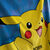 Drap de bain enfant Pokémon®  personnalisé éponge et velours coton - 300g/m² (jaune)