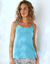 Débardeur de pyjama uni Ikat (bleu)