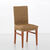 Housse intégrale extensible motif jacquard "serpentins" spéciale chaise (beige)