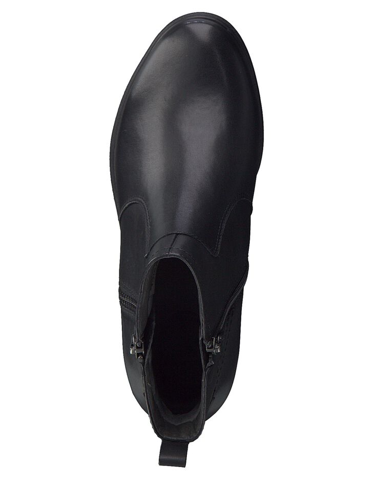 Boots cuir - largeur confort (noir) Boots cuir - largeur confort (noir)