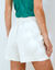 Short ville boutonné effet "pont" (écru) Short ville boutonné effet "pont" (écru)