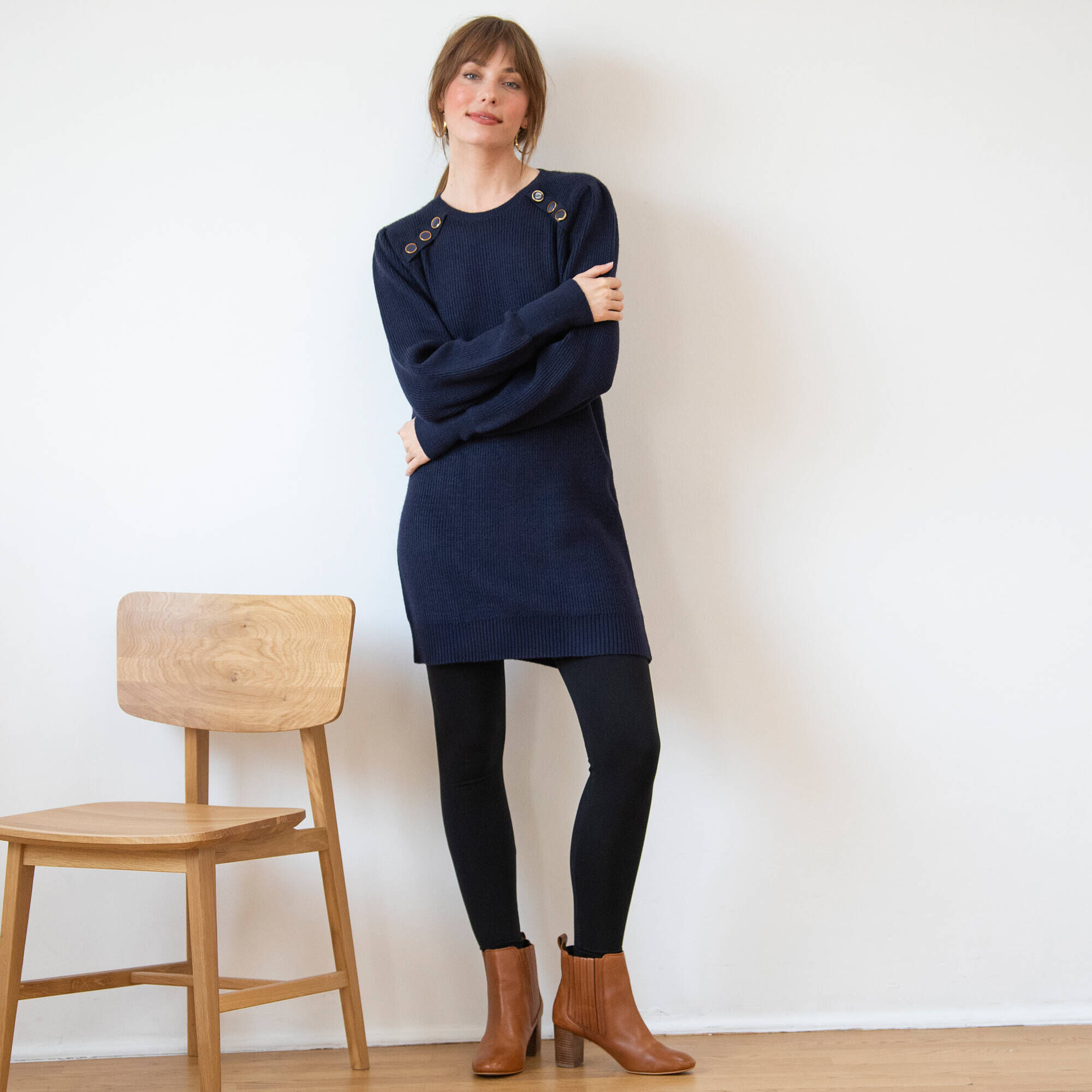 Pull Blancheporte Avec Sequins – Gris Doux Et Chaud – Taille 52 – Neuf Sans Étiquette