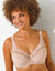 Soutien-gorge Coeur Crois&eacute; dentelle - avec armatures (beige)