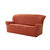 Housse unie fauteuil canapé bi-extensible  (terracotta)