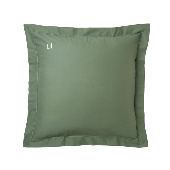 Taie d'oreiller &agrave; personnaliser - coton 57 fil/cm&sup2; (eucalyptus)