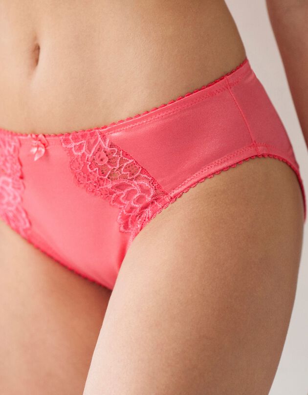 Culotte en dentelle Cerignola - lot de 2 (hibiscus + pêche)
