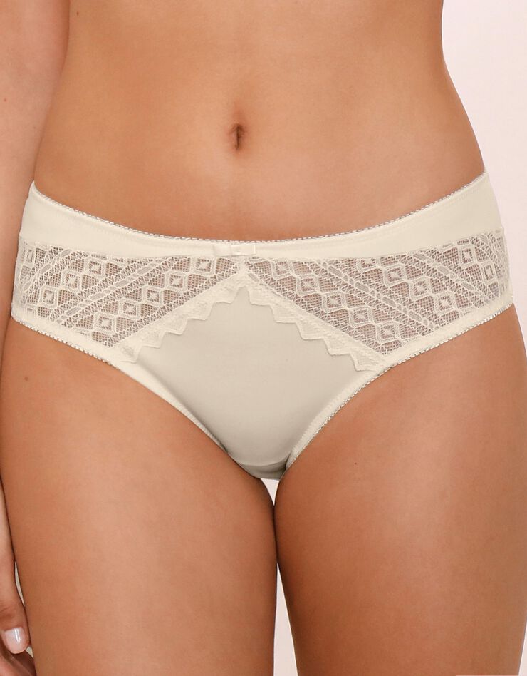 Culotte microfibre et dentelle Morella - lot de 2 (ivoire) Culotte microfibre et dentelle Morella - lot de 2 (ivoire)