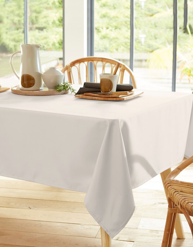 Nappe unie entretien facile (beige)