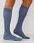 Chaussettes fil d'Ecosse effet massant - lot de 2 paires (bleu)