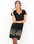 Robe base imprimé cuivré (noir / cuivre)