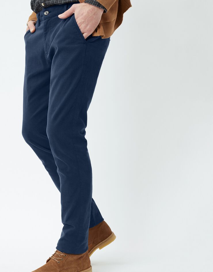 Pantalon chino toile gabardine (marine) Pantalon chino toile gabardine (marine)
