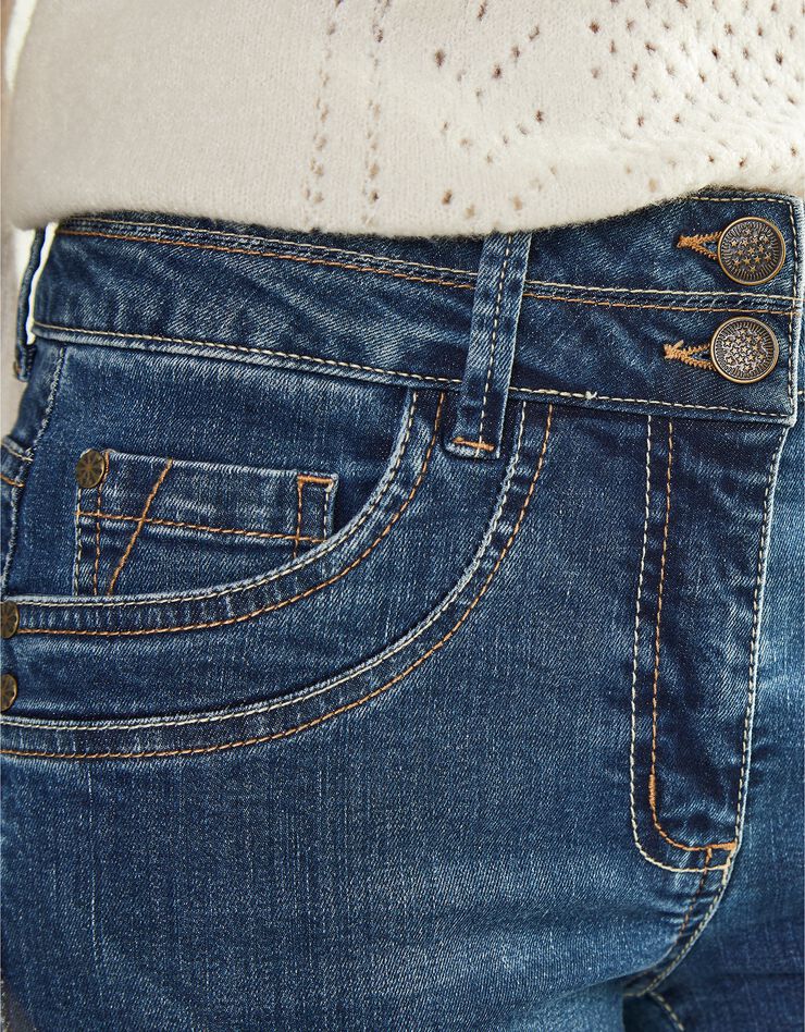 Jean délavé coupe bootcut stretch (stone) Jean délavé coupe bootcut stretch (stone)