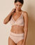 Soutien-gorge forme minimiseur en microfibre et tulle Paia, avec armatures (poudre)