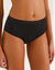 Culotte taille haute menstruelle en coton biologique (**) lavable - flux abondant (noir)