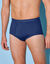 Slip ouvert taille haute - lot de 3 (marine)