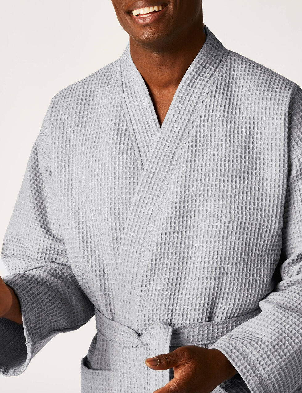 Peignoir De Bain Blanc Nid D'abeille Éponge – Rue Des Peignoirs