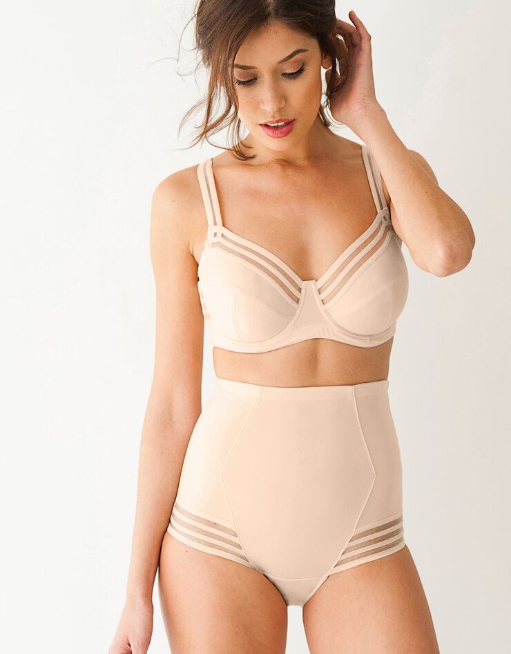 Culotte taille haute sculptante - maintien intense (peau) Culotte taille haute sculptante - maintien intense (peau)