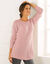 Pull dos lacé (rose poudré)