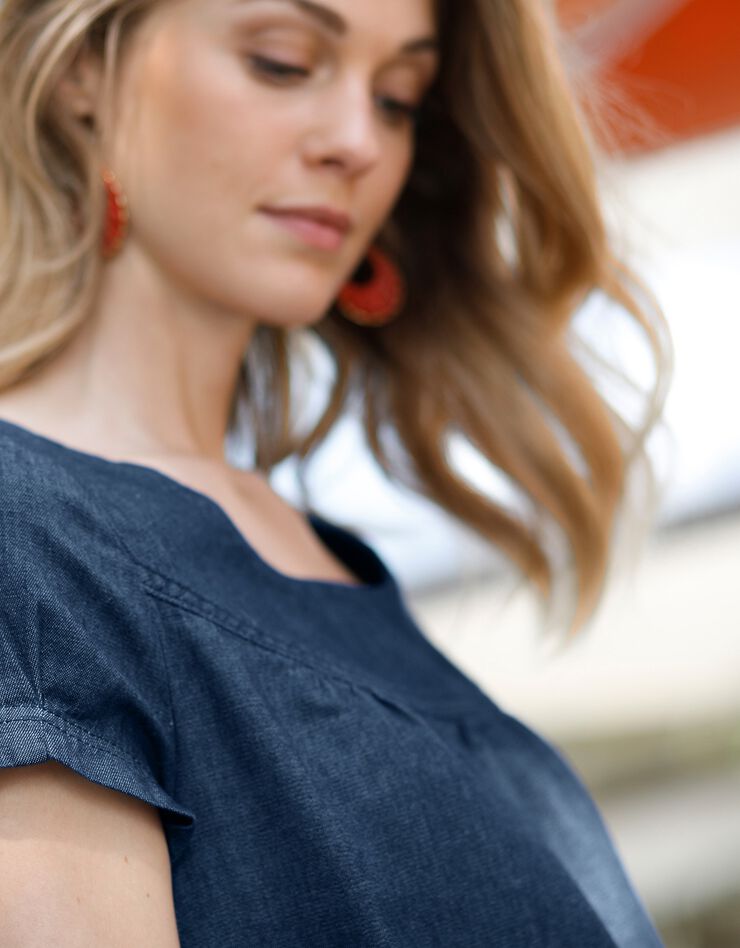 Robe housse denim léger (stone) Robe housse denim léger (stone)