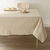 Nappe unie coton finition fantaisie (naturel)