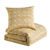 Parure de lit Laurette en coton (ocre)