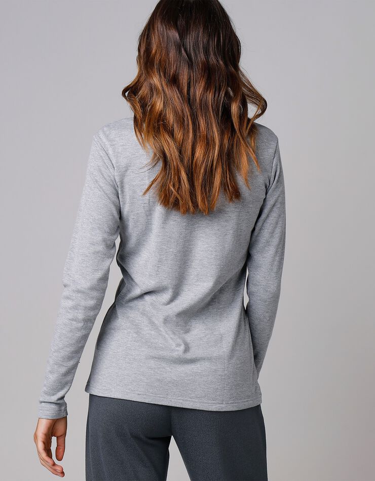 Sous pull thermique - col roulé (gris chiné) Sous pull thermique - col roulé (gris chiné)