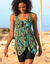 Short de bain long Cambuja (noir / vert)
