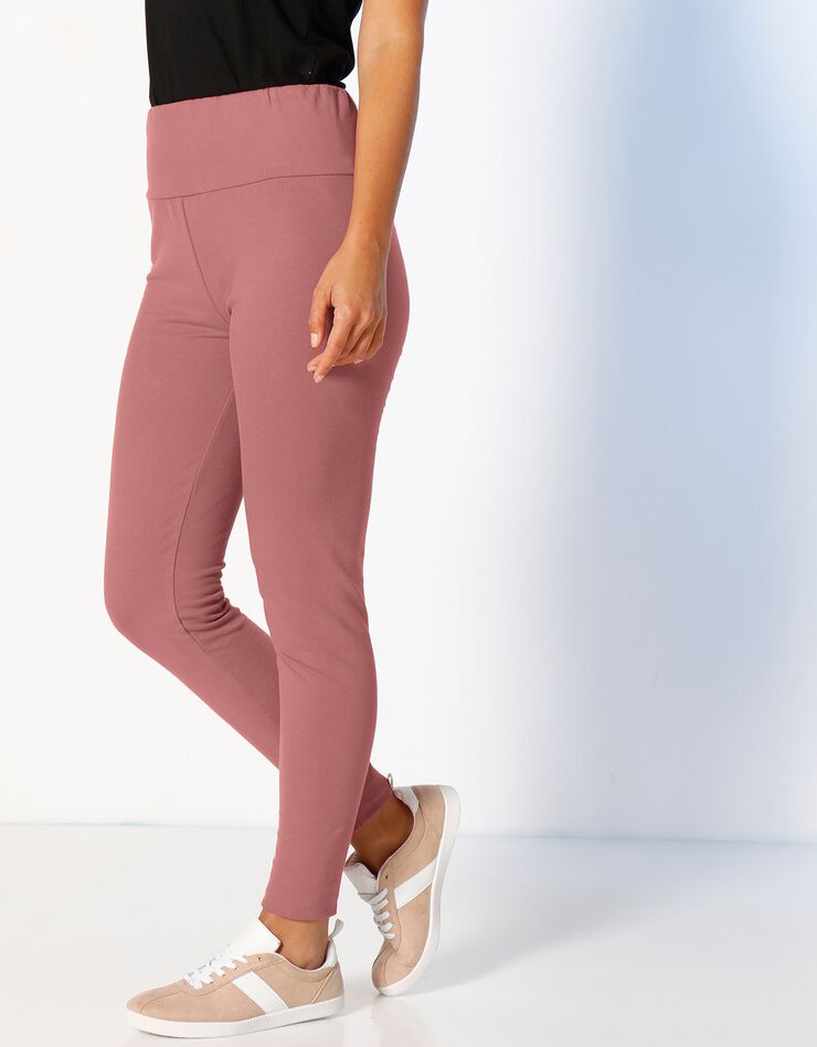 Legging taille haute spécial froid (bois de rose) Legging taille haute spécial froid (bois de rose)