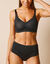 Soutien-gorge moul&eacute; invisible microfibre lisse - sans armatures (noir)