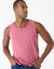 D&eacute;bardeur uni col rond - lot de 3  (rose fonc&eacute; + rose clair + beige)