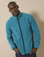 Blouson zippé maille micropolaire (bleu canard)