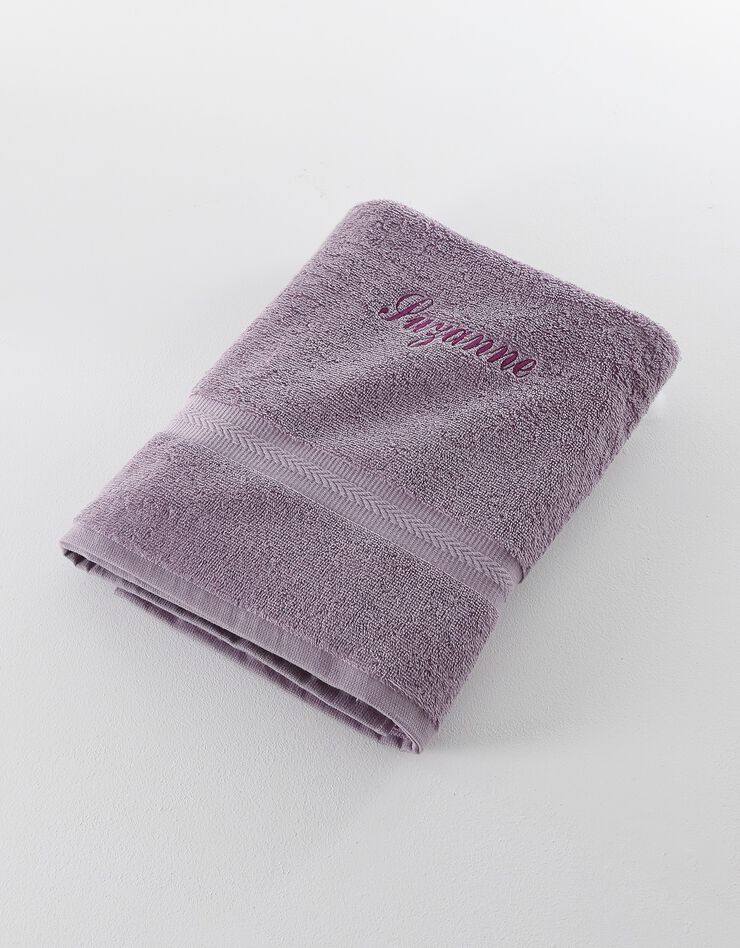 Serviette éponge personnalisable confort moelleux (lavande) Serviette éponge personnalisable confort moelleux (lavande)