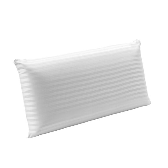 Oreiller ergonomique en mousse &agrave; m&eacute;moire de forme (blanc)