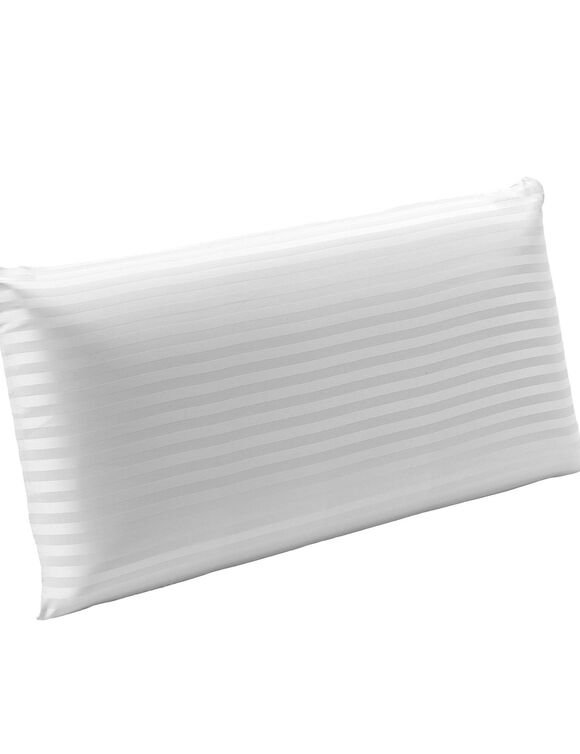 Oreiller ergonomique en mousse &agrave; m&eacute;moire de forme (blanc)