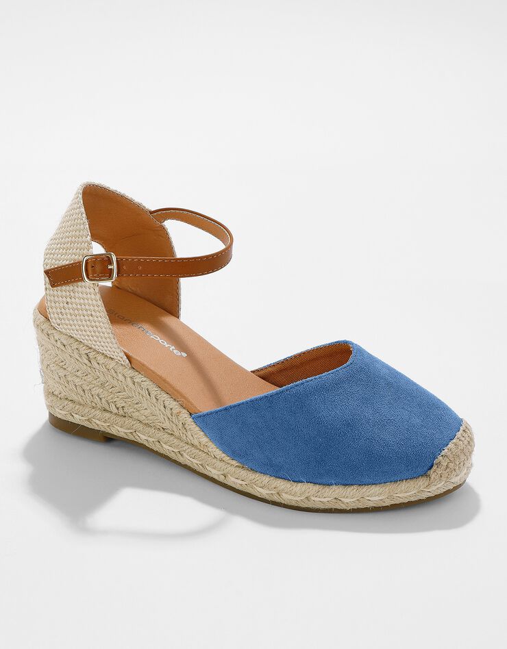 Sandales espadrilles compensées (bleu jean) Sandales espadrilles compensées (bleu jean)