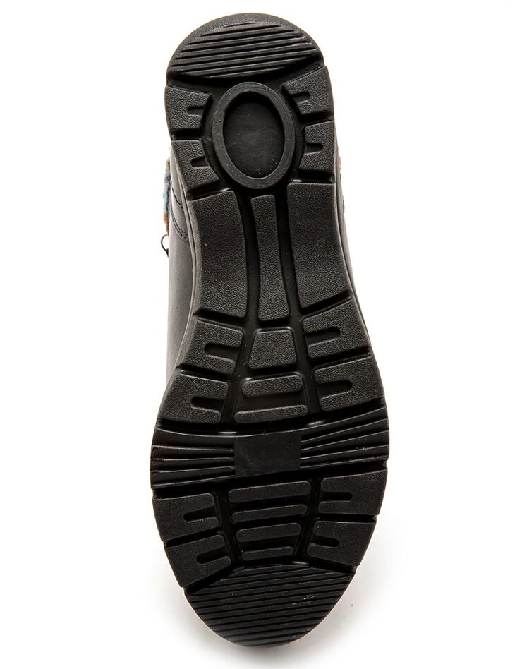Boots cuir tannage végétal - largeur confort (bleu grisé) Boots cuir tannage végétal - largeur confort (bleu grisé)