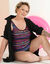 Tankini post-opératoire imprimé Brésilien (brésilien)