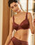 Soutien-gorge maille satinée et dentelle Salford avec armatures - lot de 2 (chocolat + taupe)