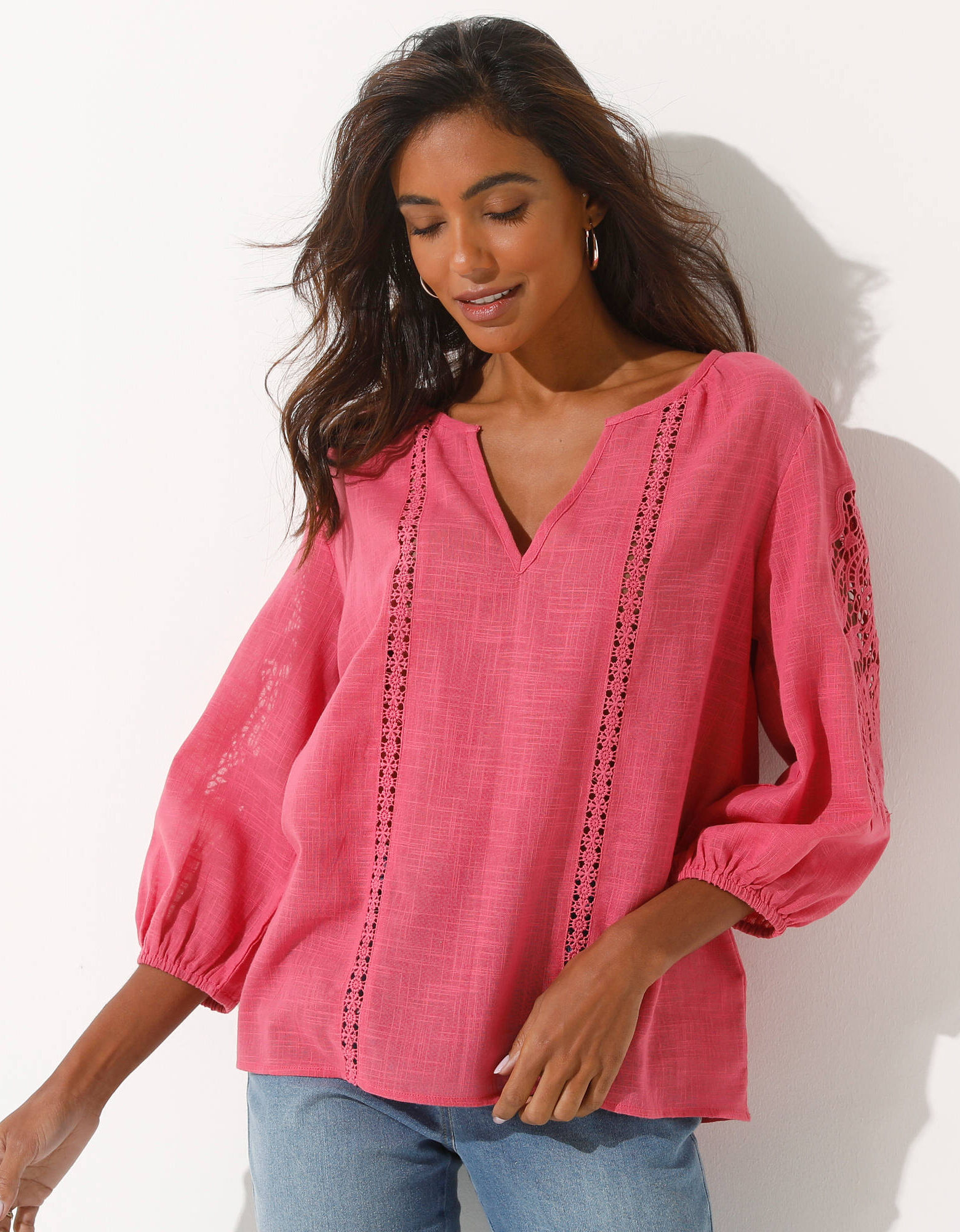 Ramone Mesh Blouse- Multi