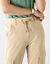 Pantalon cargo, maille milano (sable)