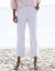 Pantalon coupe droite 7/8ème (écru)