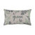 Coussin rectangulaire imprimé fougères (naturel / vert)