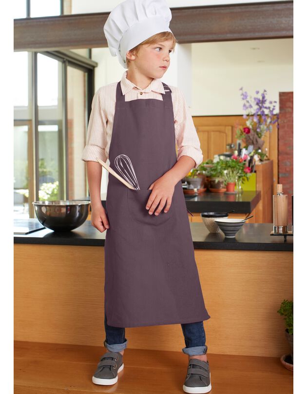 Tablier de cuisine enfant (gris)