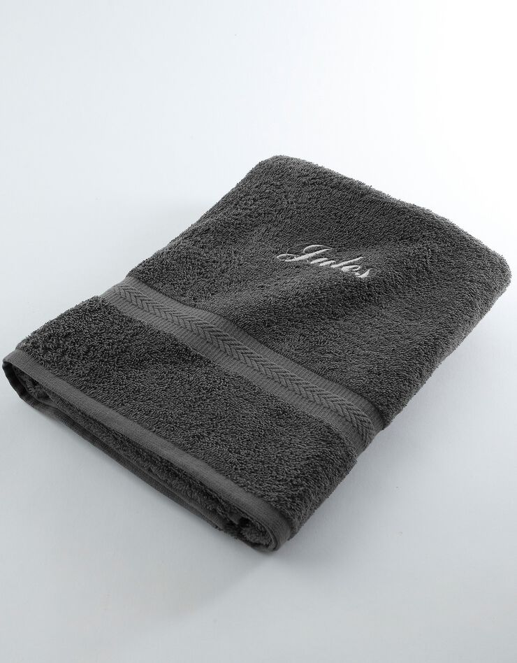Serviette éponge personnalisable confort moelleux (anthracite) Serviette éponge personnalisable confort moelleux (anthracite)