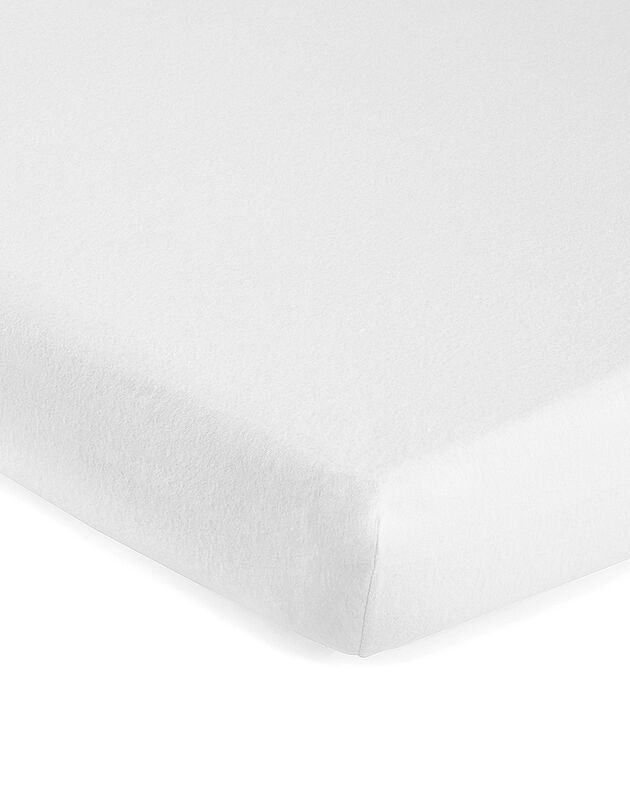 Protège matelas santé molleton housse 25 cm (blanc)