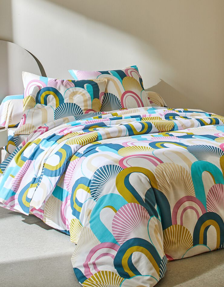 Linge de lit Arche en coton (blanc)