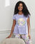 Tee-shirt manches courtes "Nature Sauvage" (parme)
