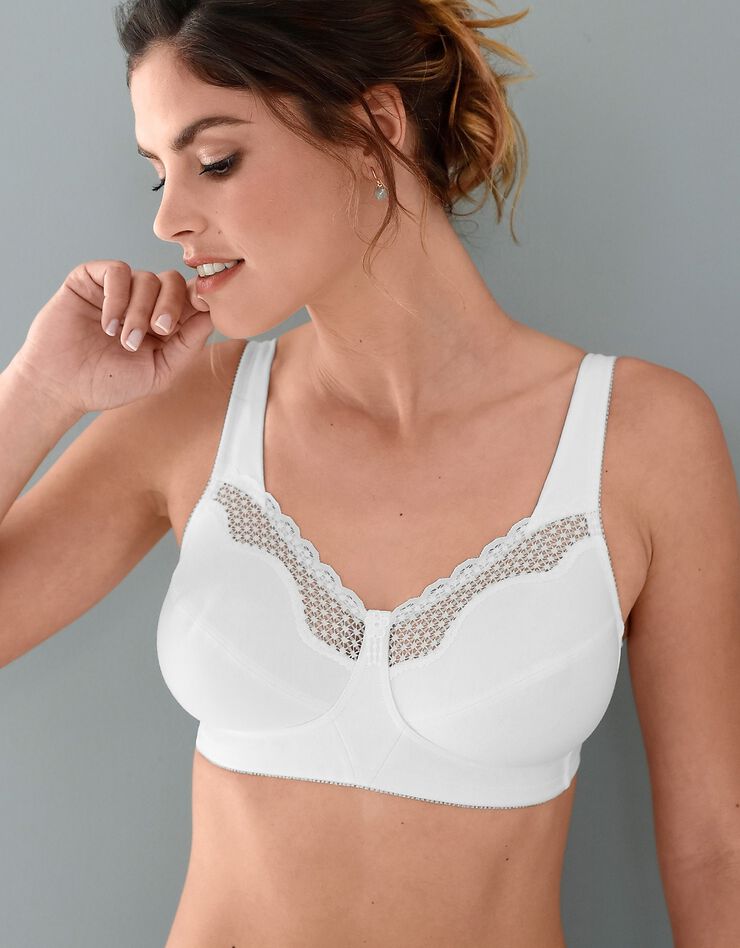 Soutien-gorge Cotton Confort - sans armatures (blanc) Soutien-gorge Cotton Confort - sans armatures (blanc)