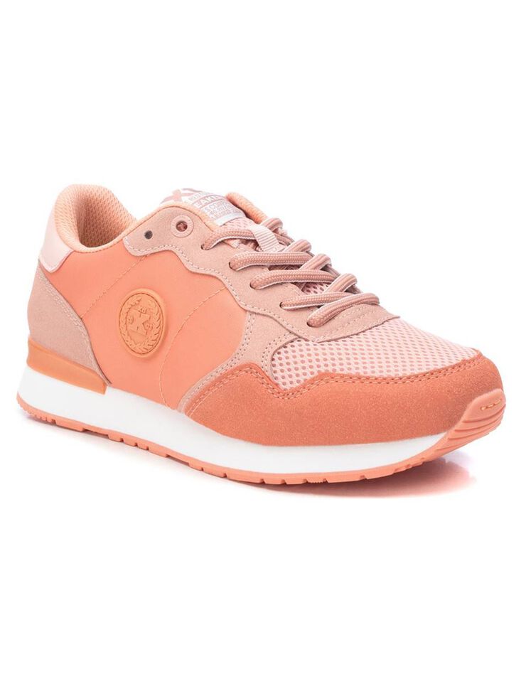 Baskets mode à lacets (corail)